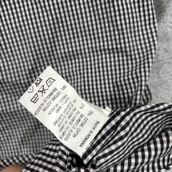 Moschino 30 years Button Shirt Short Sleeve Men 39 15 1/2 Preppy Luxury Black - Picture 3 of 7